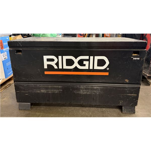 Ridgid RB48  Jobsite Storage Chest 48" x 24" x 28"H (contents not included)
