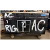 Image 2 : Black Jobsite Storage Chest 60" x 32" x 41"H (contents not included)