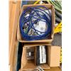 Image 17 : Contents of Pallet: Multiple Cables, Pipe Fittings, Gaskets, Blower Assembly, Manifold, Thermostat C