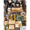Image 1 : Contents of Pallet: Multiple Cables, Pipe Fittings, Gaskets, Blower Assembly, Manifold, Thermostat C