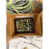 Image 4 : Contents of Pallet: Multiple Cables, Pipe Fittings, Gaskets, Blower Assembly, Manifold, Thermostat C