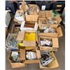 Image 1 : Contents of Pallet: Clamps, Pipe Fittings, Easy Snap Grommets, Pipe Hangers, Hardware, etc