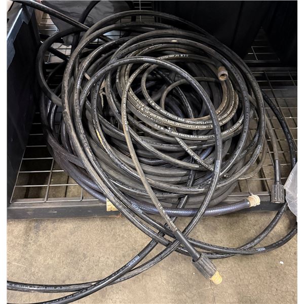 Multiple Coils OEM 1/4" 4000 Bar Hose, Steel Braided Hose, Ridgid Jetter-X, etc