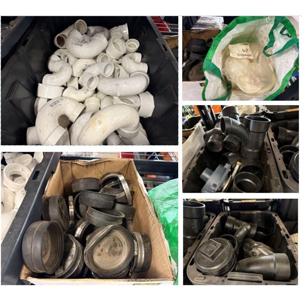 Multiple Bins Pipe Fittings, Couplings, Caps, etc Misc Sizes