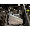 Image 4 : Qty 2 Bins Pipe Fittings, Reducing T's, Y's, Connectors, Clamps, etc