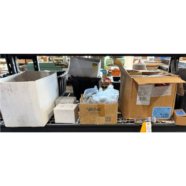 Multiple Boxes Pipe Fittings, Daikin McQuay Plenum Smoke Detectors, Armacell Hangers, Nibco Ball Val