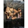 Image 2 : Qty 2 Bins Copper Pipe Fittings, Misc Sizes
