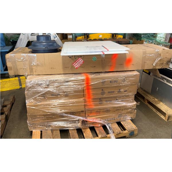 Multiple Boxes Acudor Access Doors, Zurn Floor Drain Bases, Therma-Fuser VAV Diffusers, etc