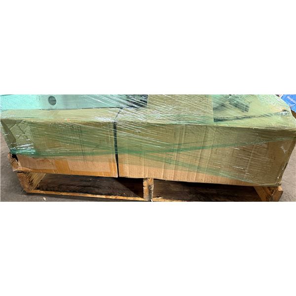 Contents of Pallet: Miro Industries Black Rooftop Pipe Supports, etc
