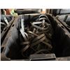 Image 4 : Qty 4 Bins Pipe Hangers, Beam Anchors, Brackets, Hardware, etc