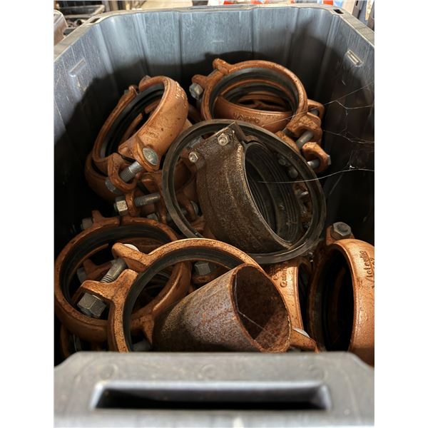 Bin Multiple Victaulic Pipe Couplings, Gaskets, etc Misc Sizes