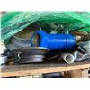 Image 3 : Contents of Pallet:  PVP Piping, Drain Grates, Ball Check Valves, Dome Strainer, etc