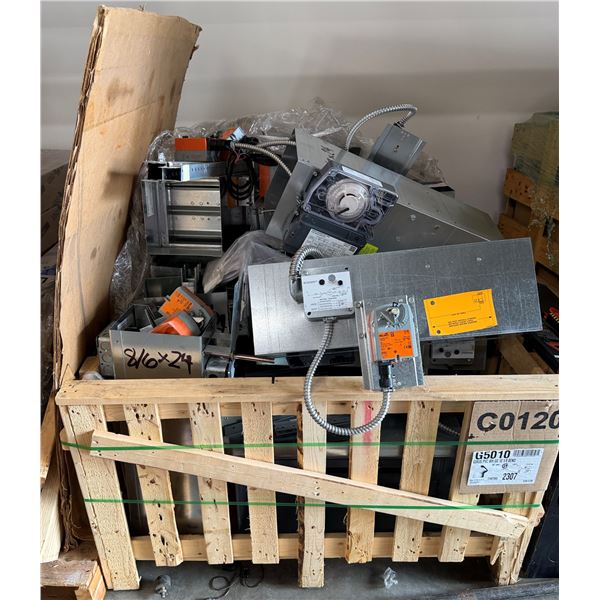 Bin Multiple Belimo Actuators, System Sensor Duct Smoke Detectors, Fire Damper System Parts, etc