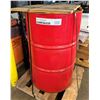 Image 1 : Shell Mysella 55-Gallon Drum for S5 N SAE 15W-40 Gas Engine Oil (Approx. Half Filled)