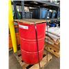 Image 3 : Shell Mysella 55-Gallon Drum for S5 N SAE 15W-40 Gas Engine Oil (Approx. Half Filled)
