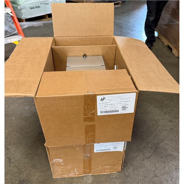 Qty 2 Boxes Soler & Palau (S&P) RF8-120AC-NC reFresh Series Inline Centrifugal Fans
