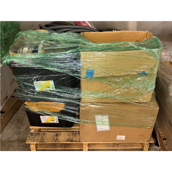 Contents of Pallet: Multiple Shielded Flexible Couplings, Pipe Fittings & Plugs, Hilti Bit Connector