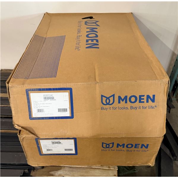 Qty 2 Boxes  Moen GS202134Q Stainless Steel Sinks