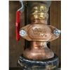 Image 3 : Qty 2 Backflow Preventer Assemblies w/ Copper Piping & Brass Shut-Off Valves