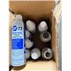 Image 9 : Contents of Pallet: Metal Ventilation Ducts, APC Duct Smoke Detectors, DP & Gorilla Spray Adhesives,