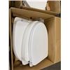 Image 6 : Multiple Boxes White Elongated Toilet Seats