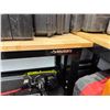 Image 6 : Husky Adjustable Height Solid Wood Top Workbench 72" x 24" x 30"H