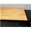 Image 2 : Husky Adjustable Height Solid Wood Top Workbench 72" x 24" x 30"H