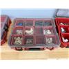 Image 11 : Qty 3 Stackable Organizers & Contents:  Pipe Fittings, Hardware, etc