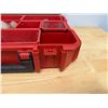Image 14 : Qty 3 Stackable Organizers & Contents:  Pipe Fittings, Hardware, etc