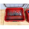 Image 3 : Qty 3 Stackable Organizers & Contents:  Pipe Fittings, Hardware, etc