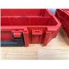 Image 4 : Qty 3 Stackable Organizers & Contents:  Pipe Fittings, Hardware, etc