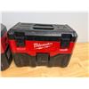 Image 2 : Qty 2 Milwaukee 0880-20 Wet/Dry Vacuums
