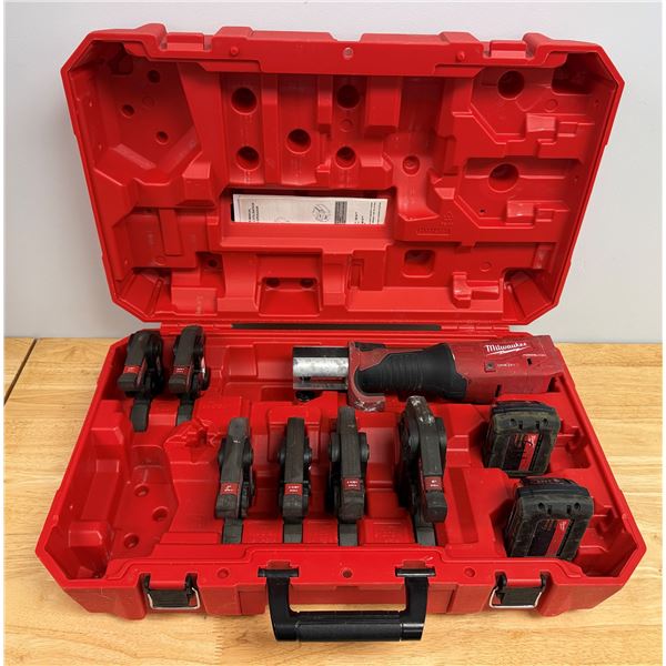 Milwaukee 2922-20 FORCE LOGIC Press Tool w/ Multiple Crimp Press Jaws in Hard Case