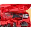 Image 3 : Milwaukee 2922-22 FORCE LOGIC Press Tool w/ Multiple Crimp Press Jaws in Hard Case