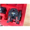 Image 13 : Milwaukee 2773-20L  FORCE LOGIC Long Throw Press Tool w/ Crimp Press Jaws, Battery & Charger in Hard