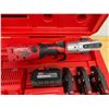 Image 3 : Milwaukee 2773-20L  FORCE LOGIC Long Throw Press Tool w/ Crimp Press Jaws, Battery & Charger in Hard