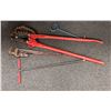 Image 1 : Chain Pipe Cutter, Pipe Wrench, T-Handle Tool & Lifting Hook