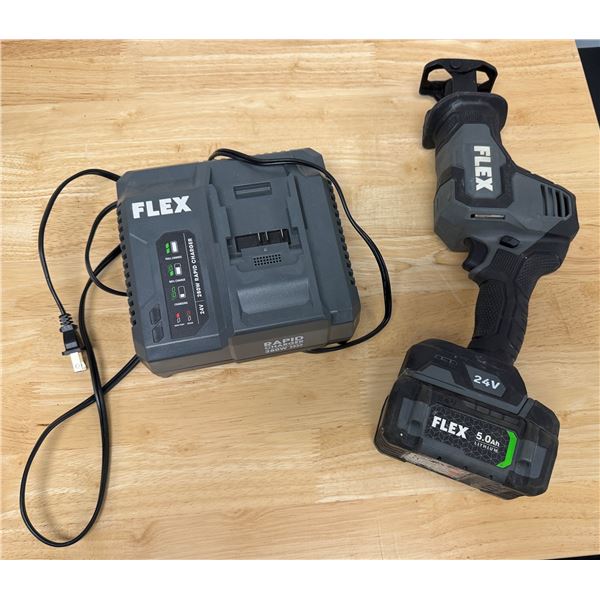 Flex FX2241 Reciprocating Saw w/ Battery & Charger