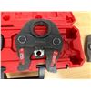Image 4 : Multiple Milwaukee Crimp Press Jaws & Pivoting Press Rings in Hard Case