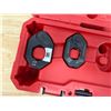 Image 7 : Multiple Milwaukee Crimp Press Jaws & Pivoting Press Rings in Hard Case