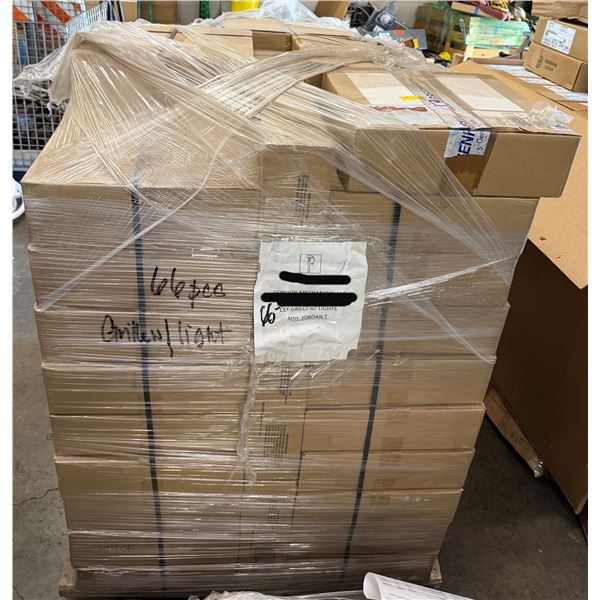 Contents of Pallet:  Approx. 66 Boxes CEF Grills w/ Lights