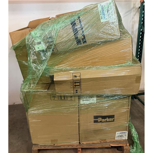 Contents of Pallet: Multiple Boxes Parker Koch Self-Supported Pleated Air Filters, Misc Sizes