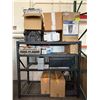 Image 2 : Metal Warehouse Shelving Unit & Contents: ProFlo Sewage Pump Kit, Purolator Filters, Rolling Bin, et