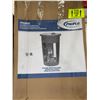 Image 3 : Metal Warehouse Shelving Unit & Contents: ProFlo Sewage Pump Kit, Purolator Filters, Rolling Bin, et