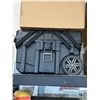 Image 6 : Metal Warehouse Shelving Unit & Contents: ProFlo Sewage Pump Kit, Purolator Filters, Rolling Bin, et