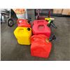 Image 5 : Qty 5 Fuel Cans: 4 Gas/1 Diesel