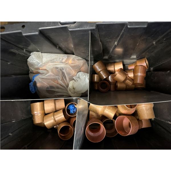 Bin Multiple Copper Reducers & Couplings, Misc Sizes