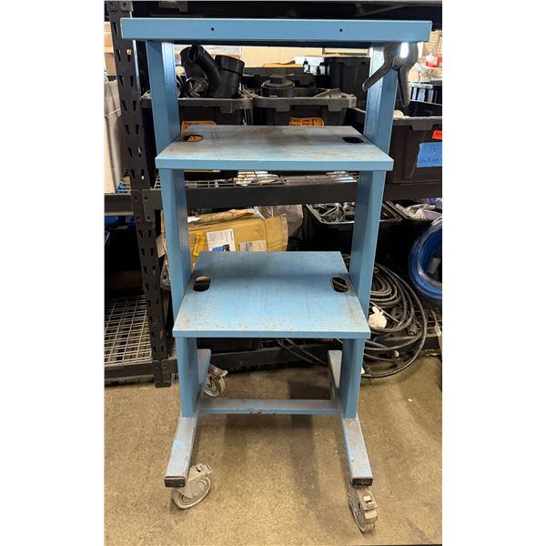Medi-Mech 3 Tier Medical Equipment or Utility Cart 24" x 24" x 56"H