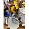 Image 11 : Contents of Pallet:  Sloan Soap Dispensers, Adhesives, Cleanouts, Floor Drains, Caps, Clamps, Hardwa