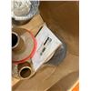 Image 4 : Contents of Pallet:  Sloan Soap Dispensers, Adhesives, Cleanouts, Floor Drains, Caps, Clamps, Hardwa